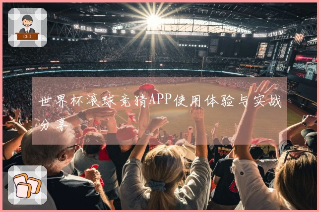世界杯滚球竞猜APP使用体验与实战分享