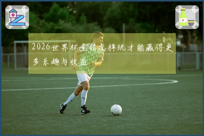 2026世界杯竞猜怎样玩才能赢得更多乐趣与收益